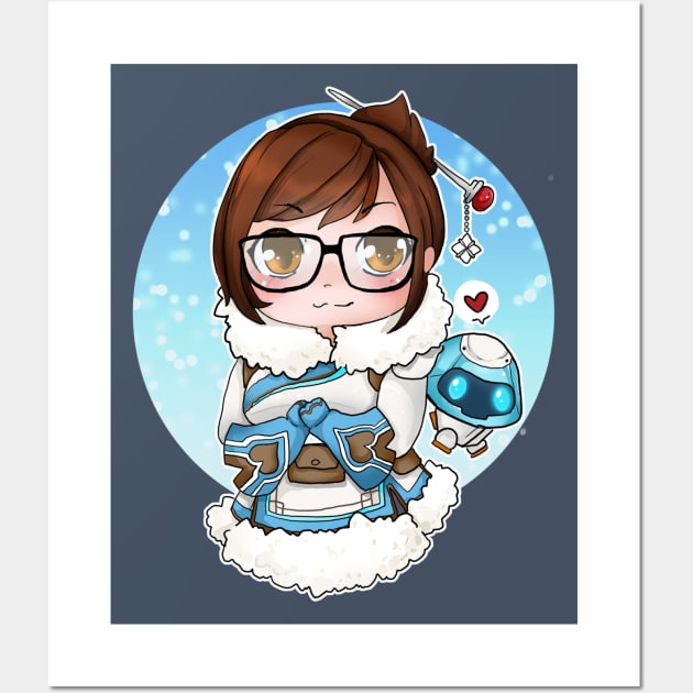 Mei chibi Overwatch Wall Art by linkitty